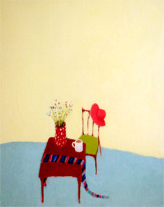 'Seen' image of original painting by Beth Richardson who has an online portfolio with art-spaces.com